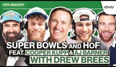 Drew on the New Heights podcast.