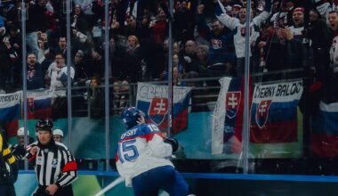 Dalibor Dvorsky’s late goal against Sweden helped clinch first place in group B for the Slovaks. Dvorsky now has 4 points (2g-2a) in 2 games. What a start for the 20 year old in his first Olympic Games.