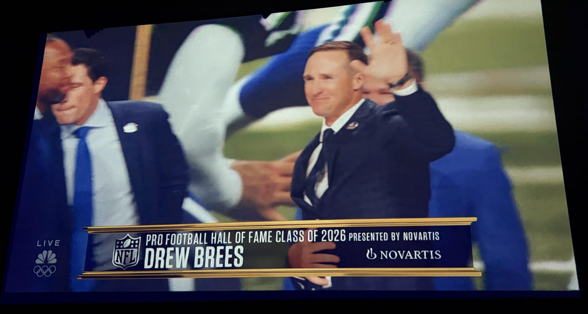 It’s official. Hall of famer Drew Brees.