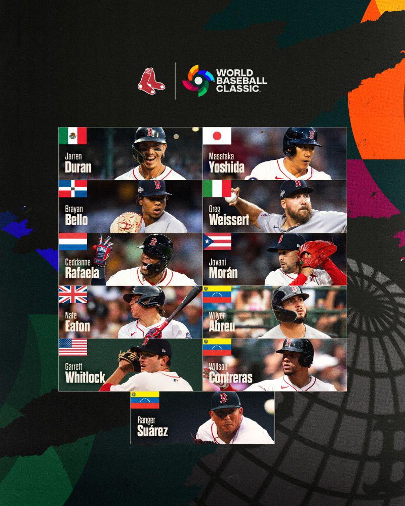 11 Red Sox Players are in World Baseball Classic