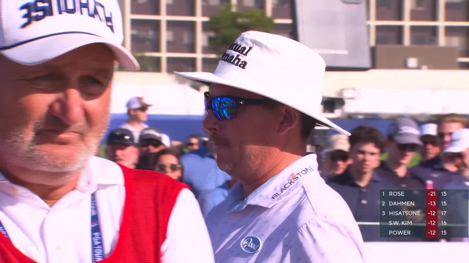 Joel Dahmen hits tee shot to 9 feet, sets up birdie on No. 16 at Farmers