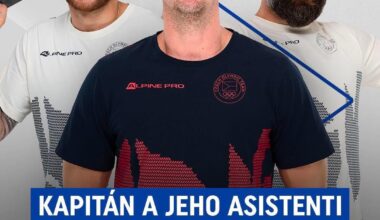 Flames Legend Roman Červenka will wear the “C” for Czechia. Pastrňák a Gudas with “A”.