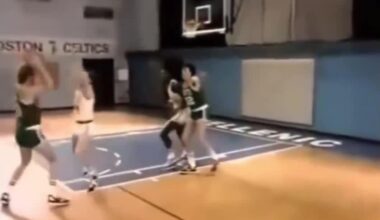 Larry Bird demonstrates how to perfectly execute the Pick & Roll