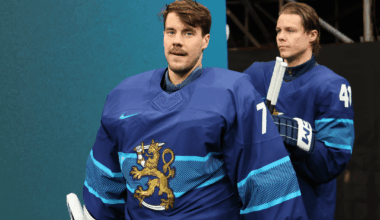 Juice and Haula with the Finnish team