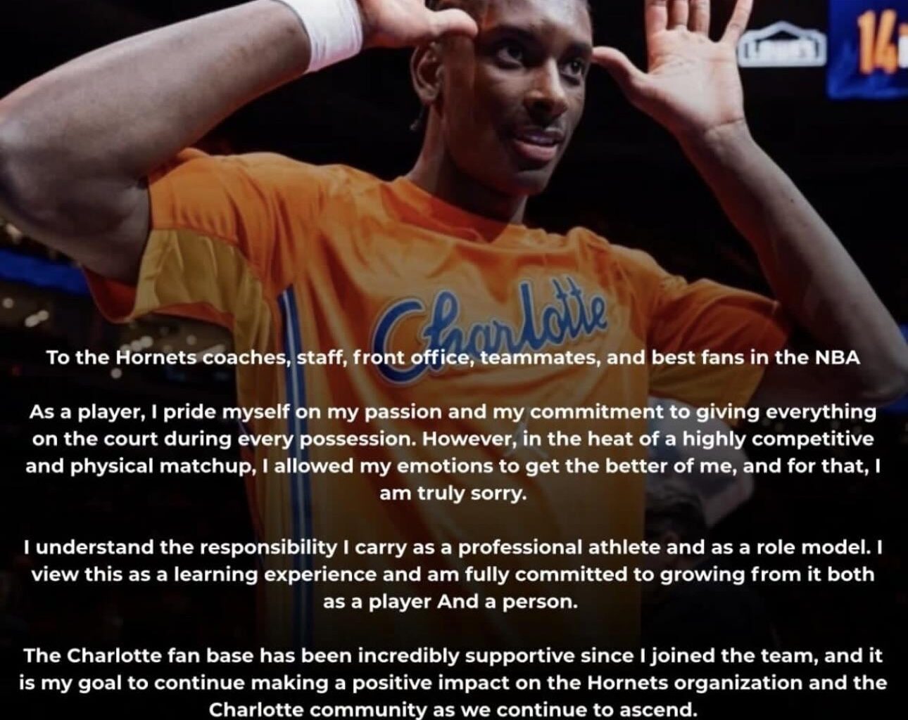 Moussa’s statement on IG