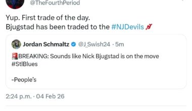 [Pagnotta] Nick Bjugstad has been traded to the New Jersey Devils