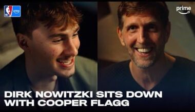 A Generational NBA Conversation With Dirk Nowitzki and Cooper Flagg | NBA on Prime