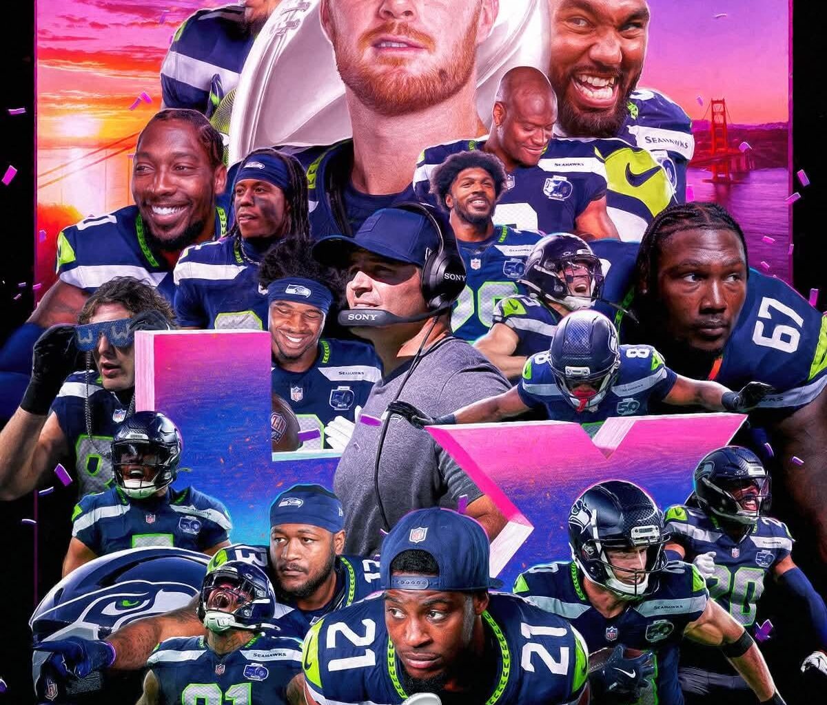 THE Seattle Seahawks ARE SUPER BOWL CHAMPIONS 🏆💙💚