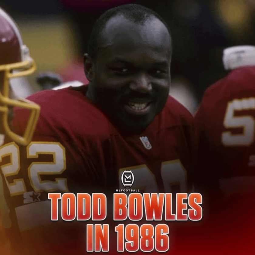 1986 Throwback: Rare Photo of Todd Bowles as a Washington Player