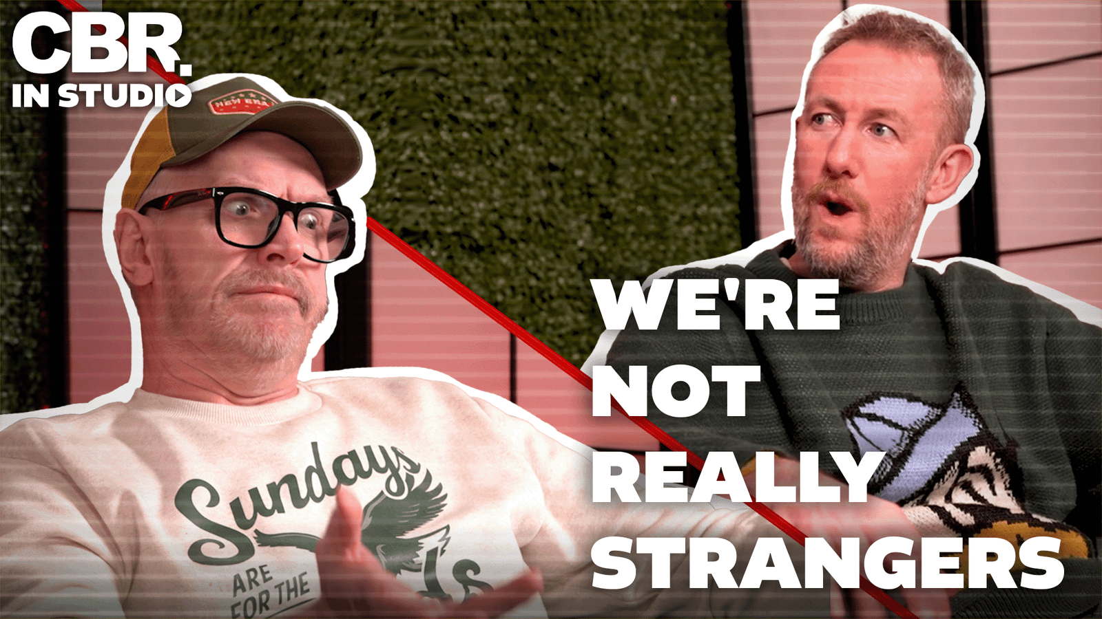 TM Greg Davies wearing his Eagle's gear.