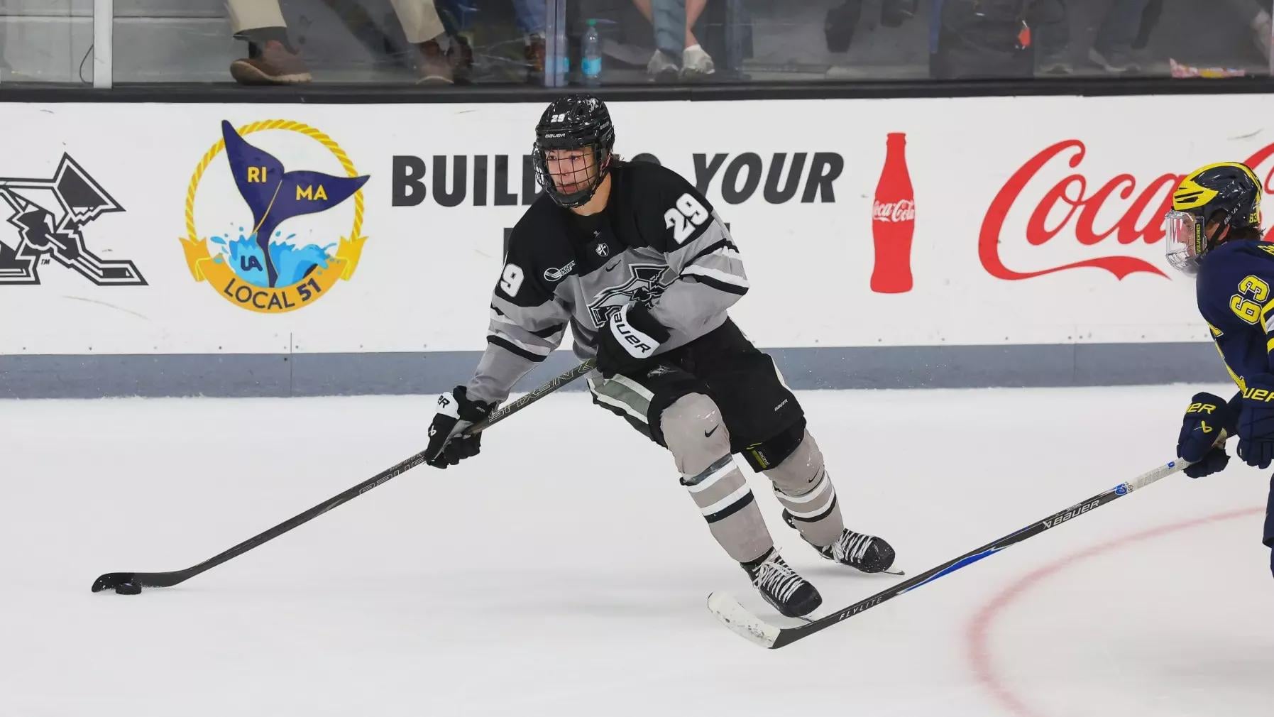 If you're looking for hockey to watch during the Olympic break, don't forget about Roger McQueen with Providence!