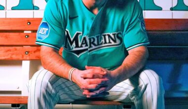 Marlins reveal their new throwback jerseys for the 2026 season.