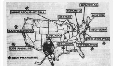 [Commito] 60 years ago today, the NHL determined that it would be expanding to 12 franchises for the 1967-1968 season.