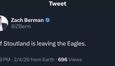 [Berman] Jeff Stoutland is leaving the Eagles.