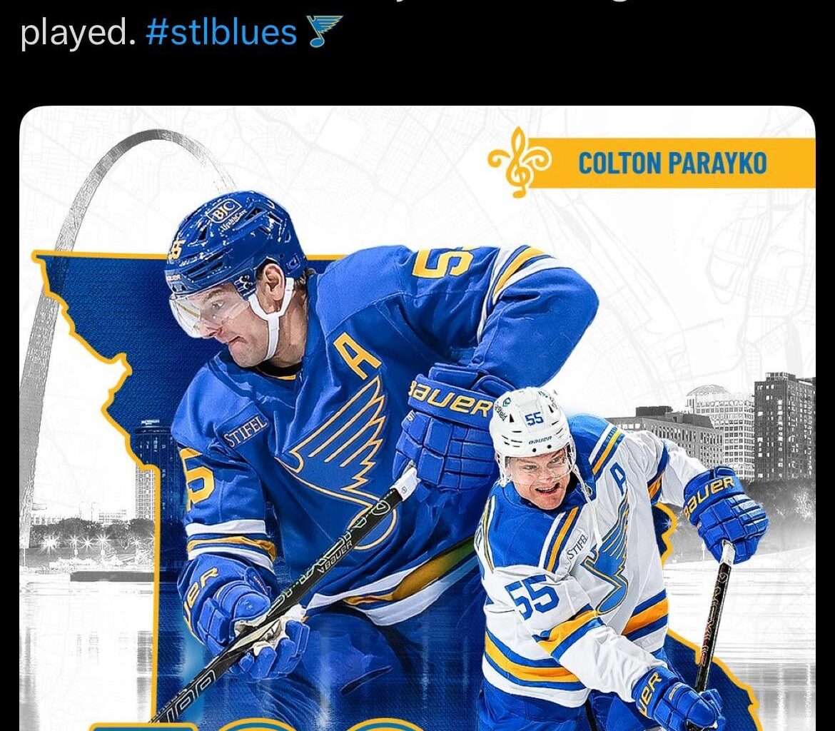 [Blues] With tonight’s game played, Colton Parayko now stands alone in 3rd place for most games played with the franchise (780). He’s only behind Federko (927) and Jackman (803).