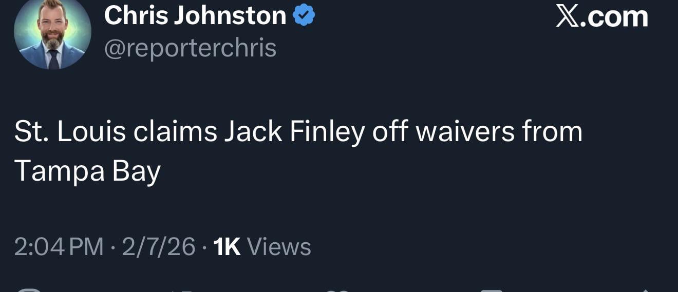 Finley Claimed by STL