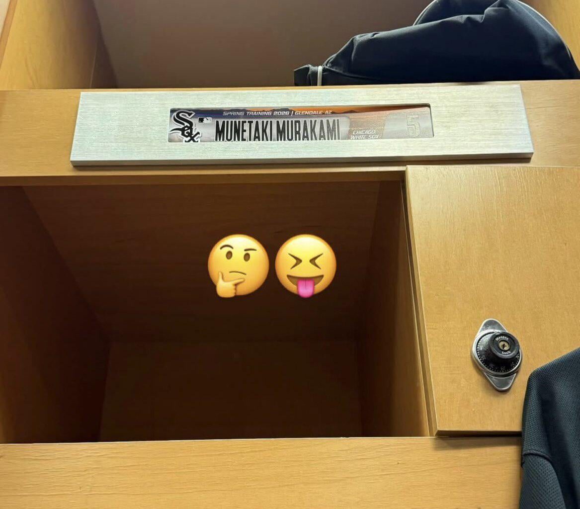 They spelled Murakami’s name wrong on his locker…