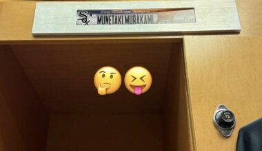 They spelled Murakami’s name wrong on his locker…