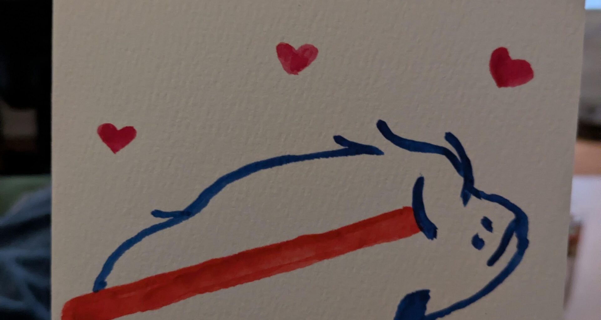 My girlfriend made me the perfect Valentine's card