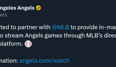 Angels partner with MLB to broadcast their games