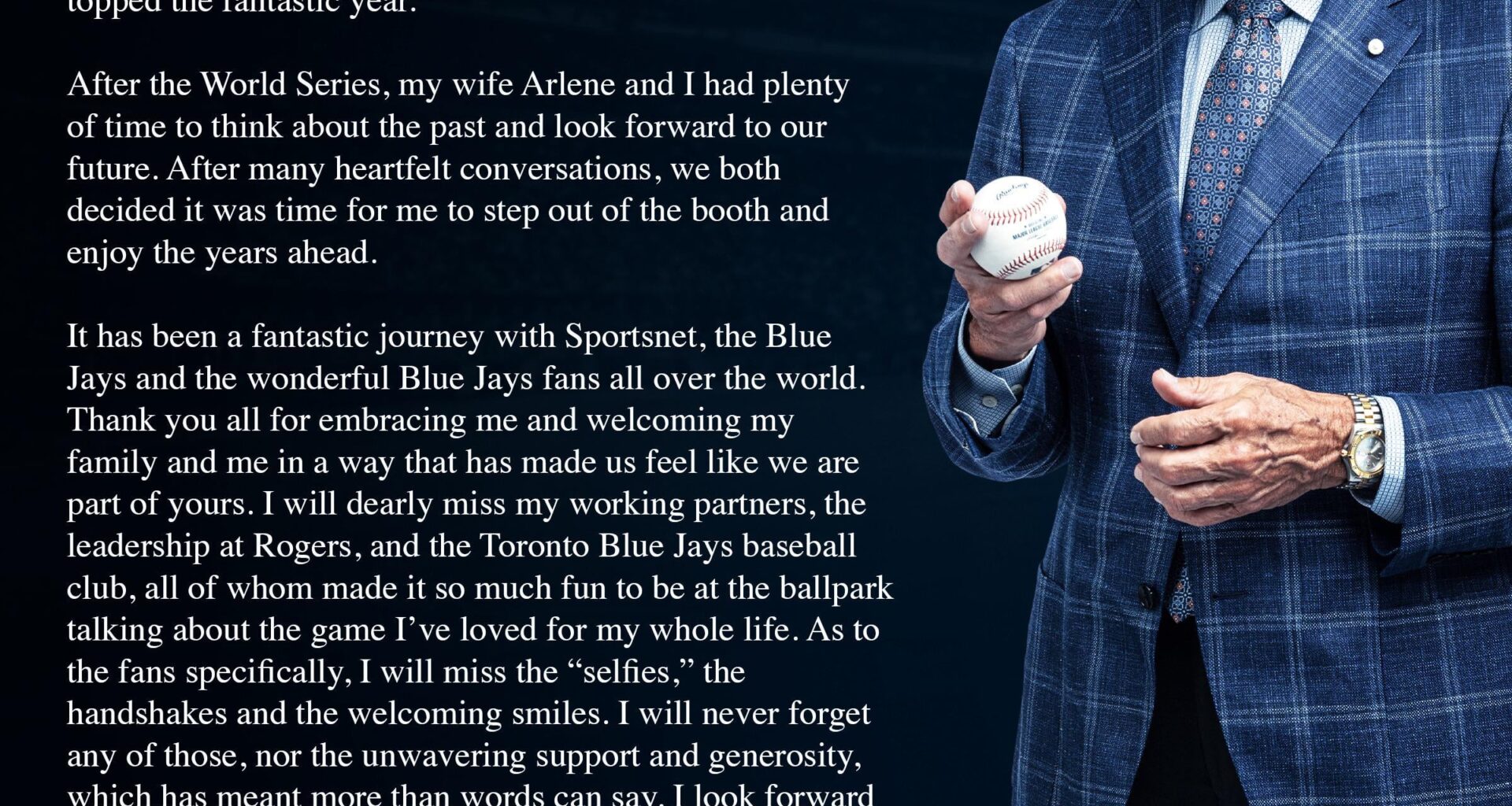 The legendary Buck Martinez has announced his retirement.