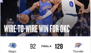 Nba App always gotta post the worst possible SGA facial reactions in the graphic