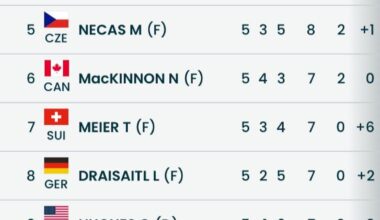 Quinn and Jack Hughes top leaderboards for USA