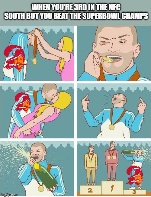 You beat the best, you are the best! Go Bucs!