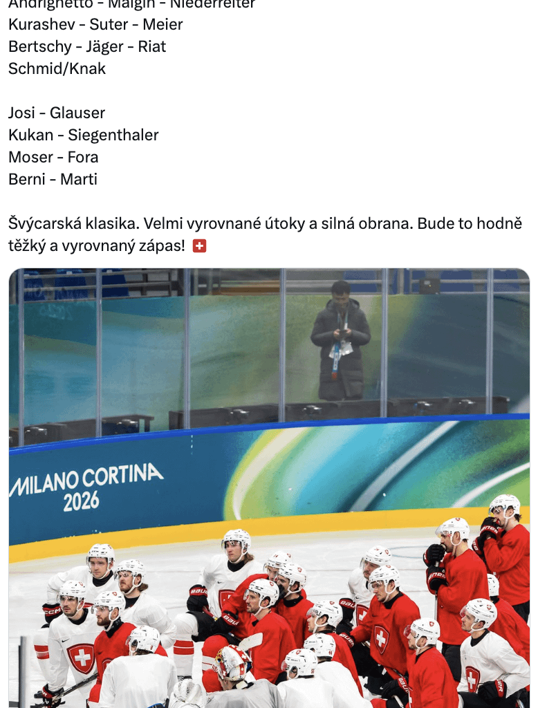 Josi is paired with HC Fribourg-Gottéron's Andrea Glauser