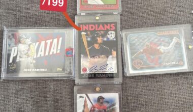 Hi all! I am a Jose Ramirez card collector and I am looking for a Jose gold rookie /2014. These are some of my Jose’s that I am willing to part with if anyone wants to trade. Thank you!!