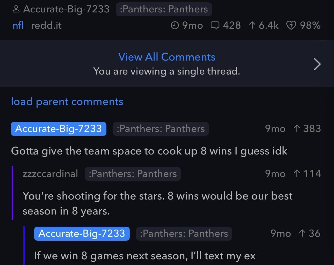 So, u/Accurate-Big-7233, it looks like you’ve got some texting to do.