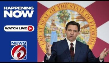 Live Now - Press conference with Governor Ron Desantis and MLB Commissioner Rob Manfred