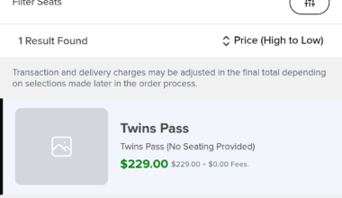 Twins pass is back