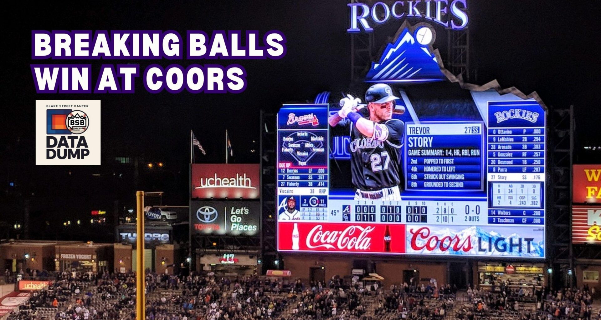 Why Breaking Balls Work at Coors Field (Not Sinkers)