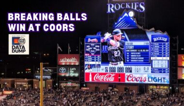 Why Breaking Balls Work at Coors Field (Not Sinkers)