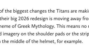 Might as well rename the Titans because what’s the point?