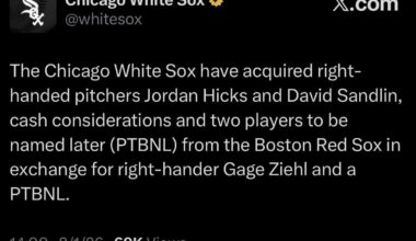 Little late but we also got 2 PTBNL (Sandlin was Red Sox’s 8th ranked prospect)