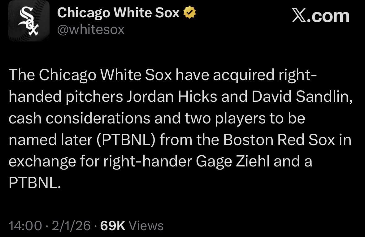Little late but we also got 2 PTBNL (Sandlin was Red Sox’s 8th ranked prospect)