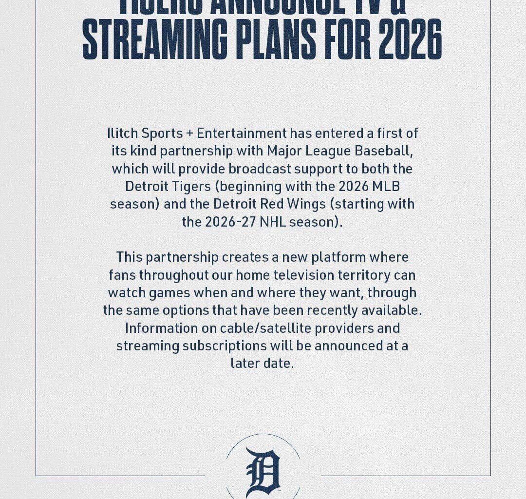 Tigers new broadcast plans