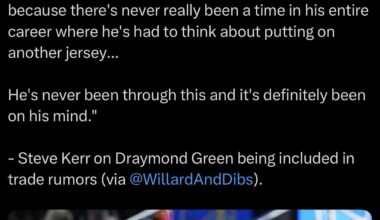 Coach Kerr on Draymond trade rumors