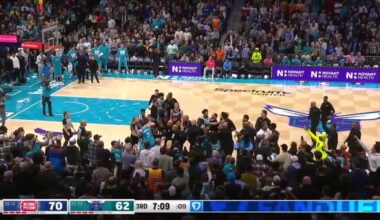 Opportunity presented itself for us to catch up to Detroit in the standings....Hornets v. Pistons Brawl