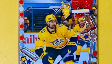 deco-ing my filip forsberg and roman josi hockey cards