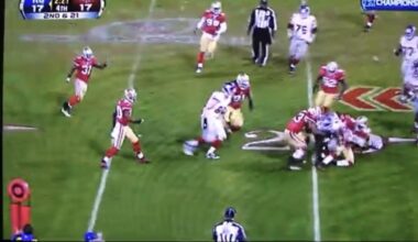 Although we blame Kyle Williams muffed punt, this call by the refs is more egregious imo
