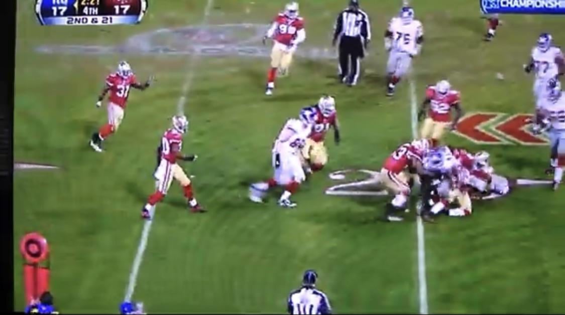 Although we blame Kyle Williams muffed punt, this call by the refs is more egregious imo