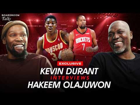KD and Dream talking about hoops and Rockets