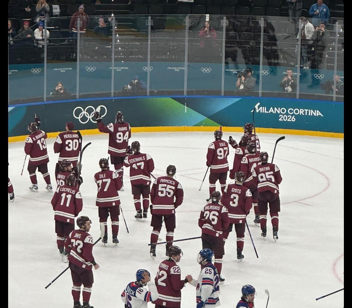 Vilmanis and McAvoy after the game