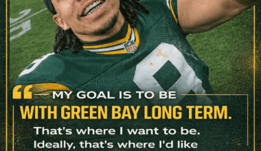 Christian Watson ain't goin' nowhere 🤘