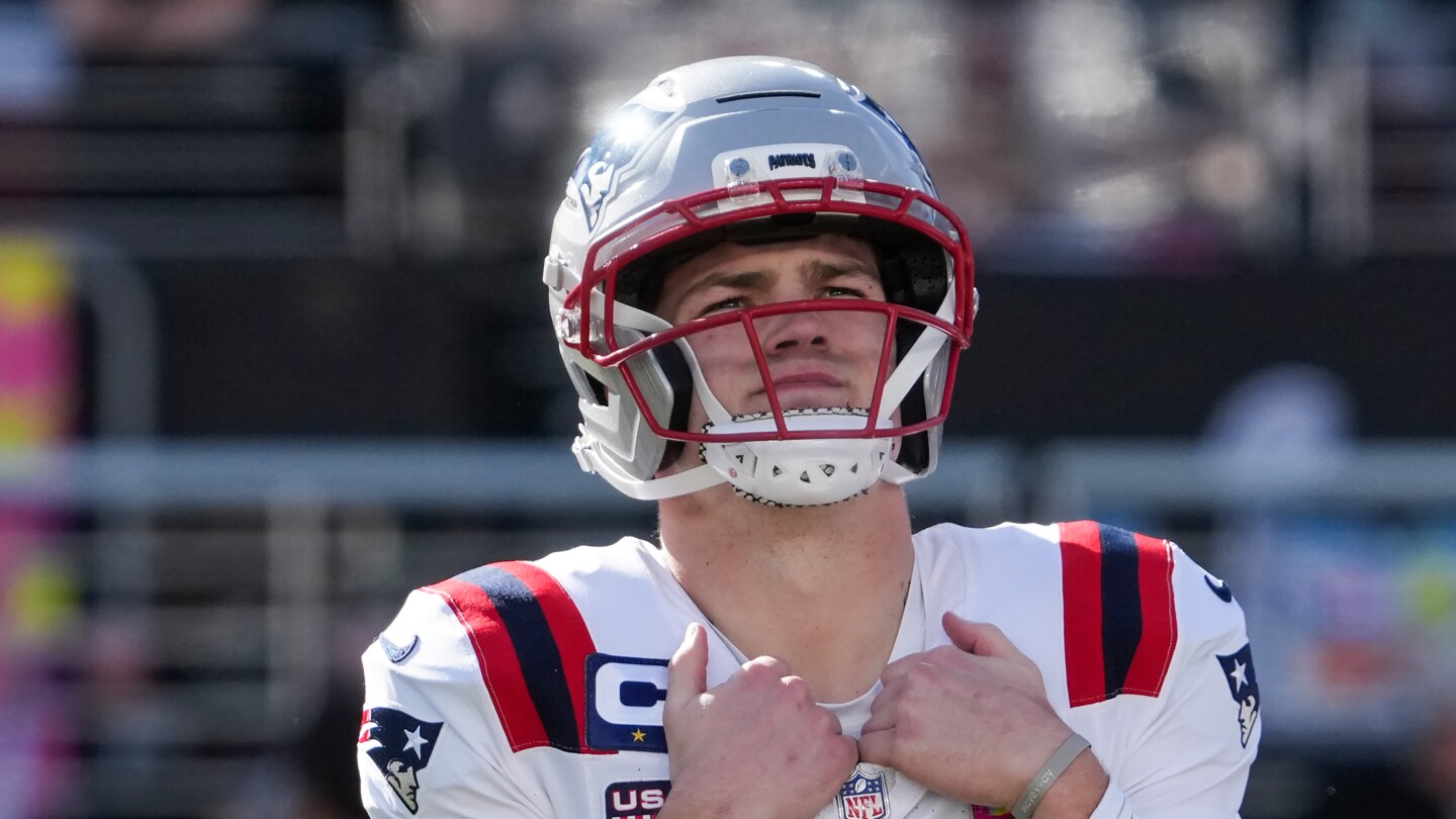 If Drake Maye was "feeling great," why did he get a painkilling injection?