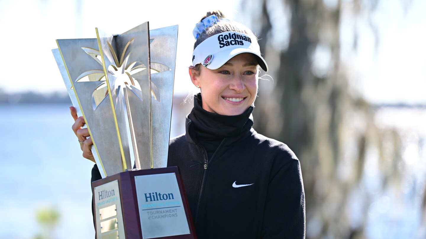 Nelly Korda declared winner after LPGA's decision to shorten opener amid extreme cold