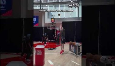 Kon getting shots up ahead of the 3PT Contest